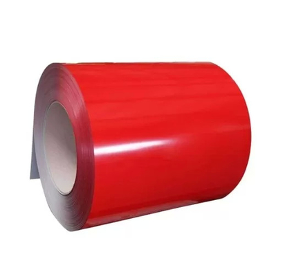 Cor Vermelha PPGI PPGL DX51D Pre-pintado Galvanizado Ferro bobina GI folha bobina 0,12-2mm